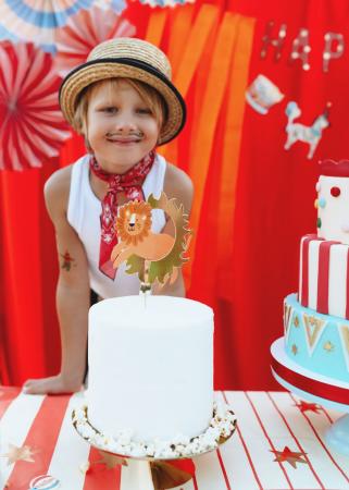 Zirkus Löwen Kuchentopper